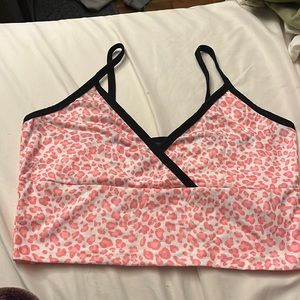 SHEIN Pink & White Cheetah Print Cami, Size M, BRAND NEW